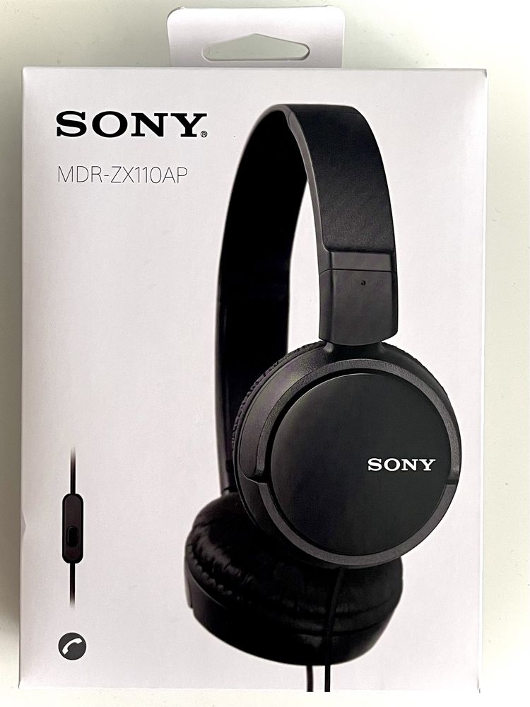 SONY Auscultadores Stereo com Fio e Microfone MDR-ZX110