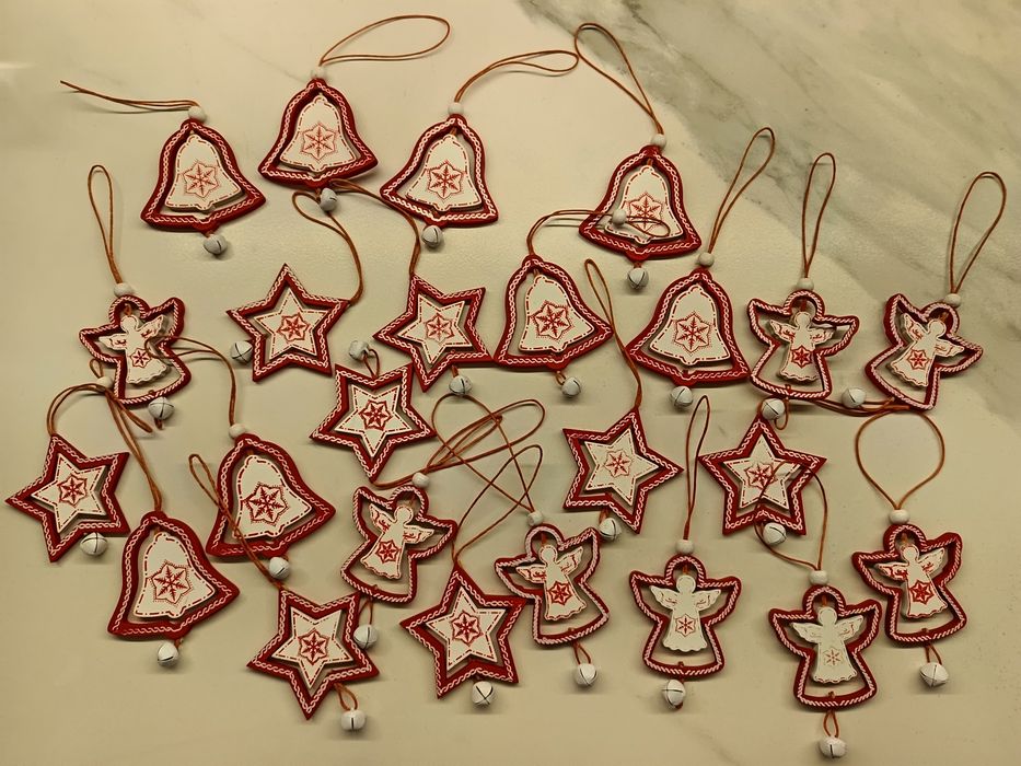 Enfeites de árvore de natal