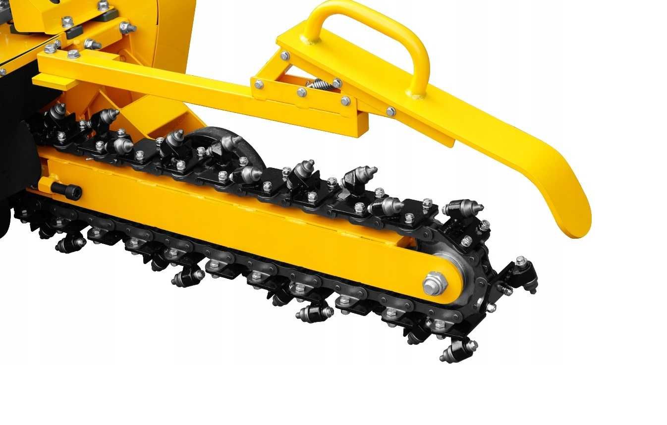 KOPARKA ŁAŃCUCHOWA do wykopu rowów pod kable rury 15KM WYKOP 100X600MM