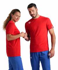 Koszulka T-Shirt sportowy męska damska bawełniany Arena Team Solid Red