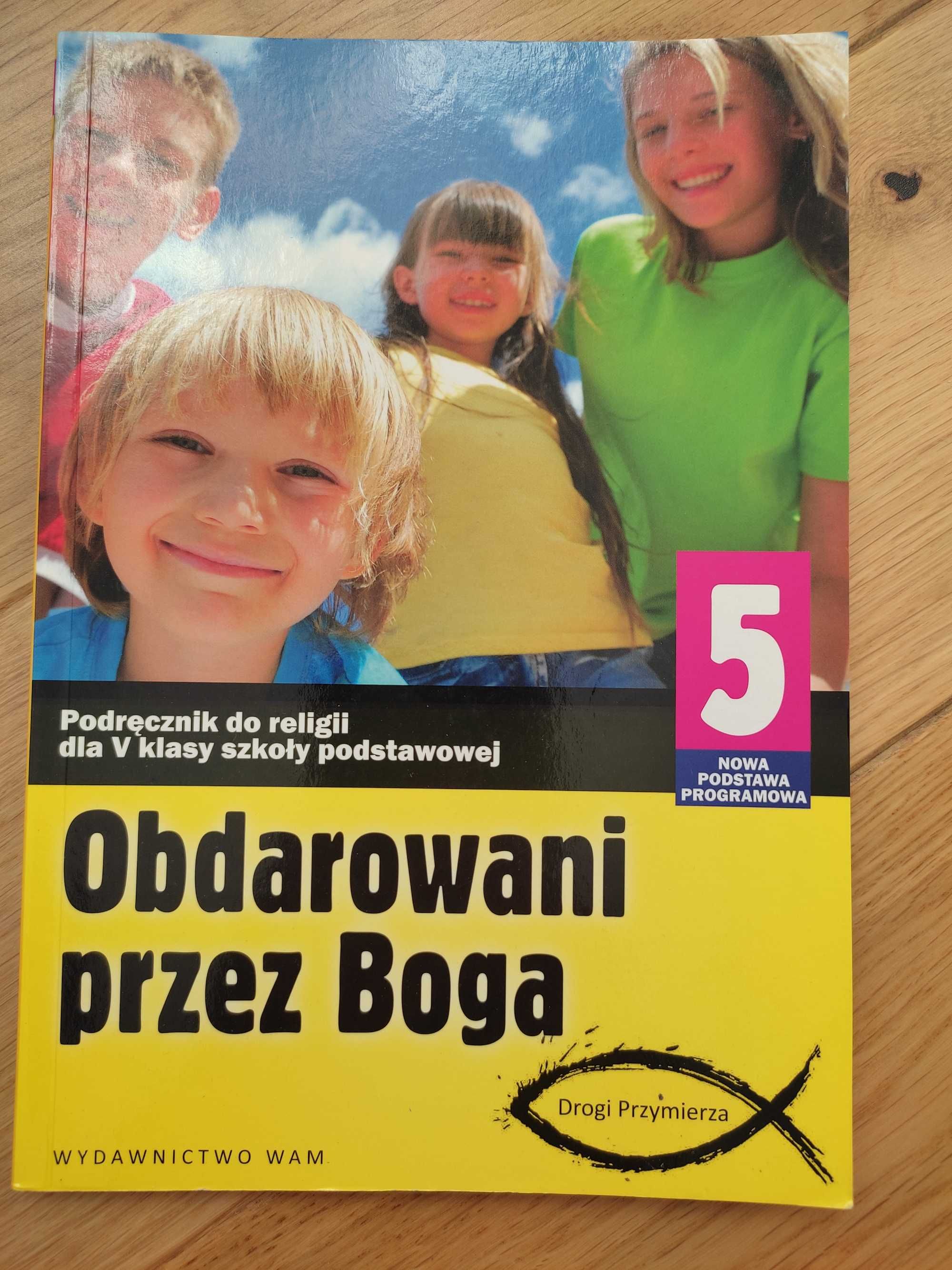 komplet Obdarowani przez Boga klasa 5 podręcznik +ćwiczenia WAM