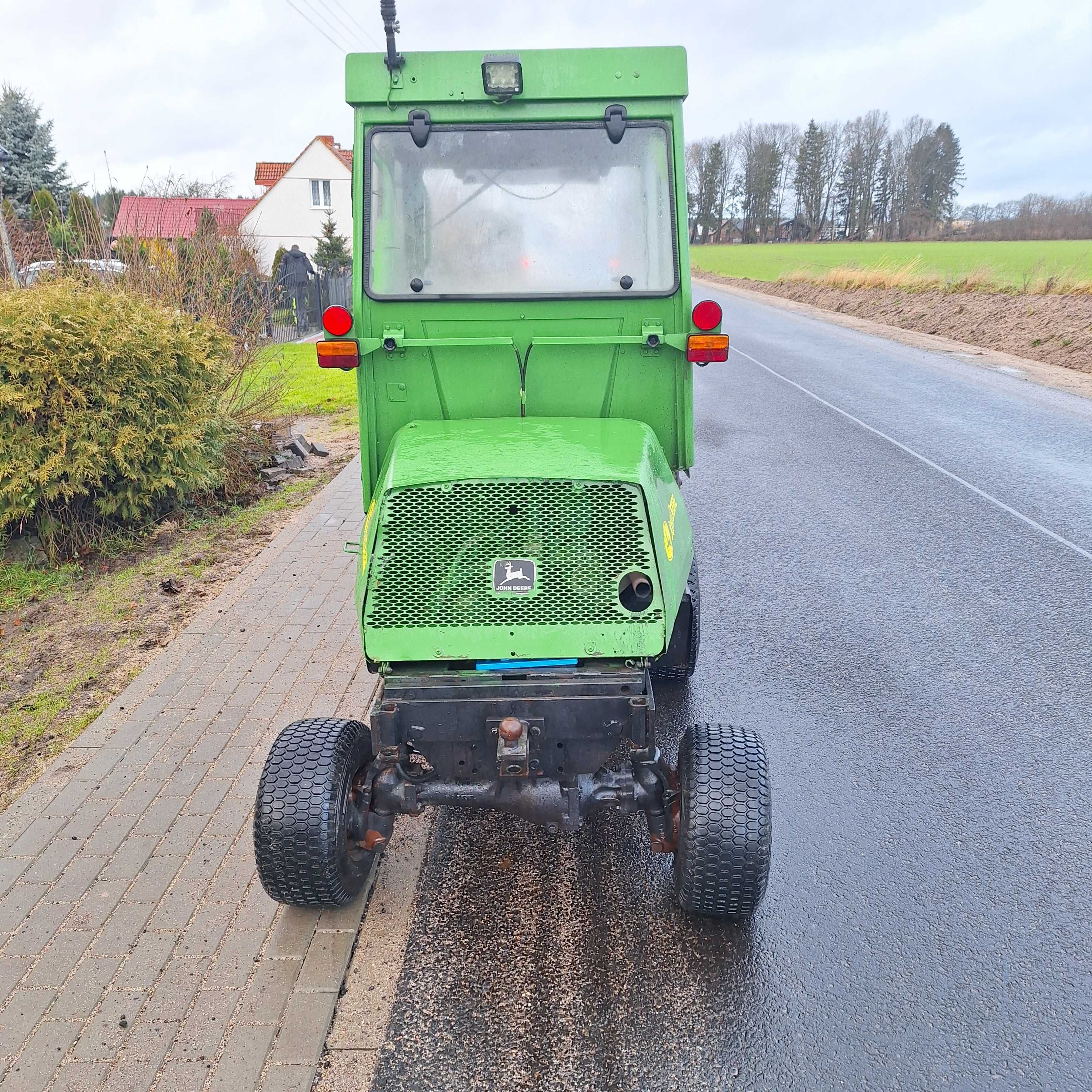 John deere 1145 traktorek komunalny zamiatarka