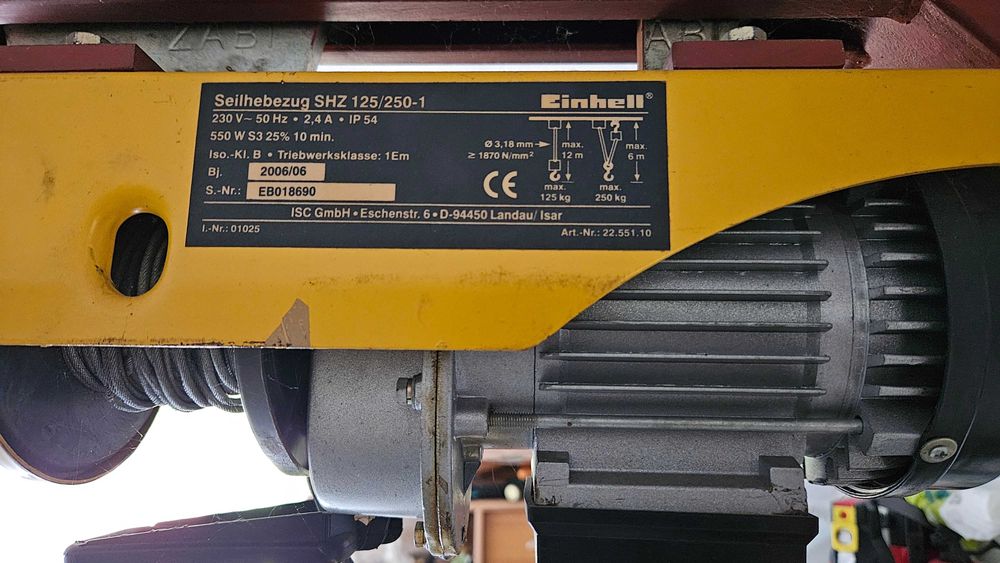 wyciągarka elektryczna einhell
