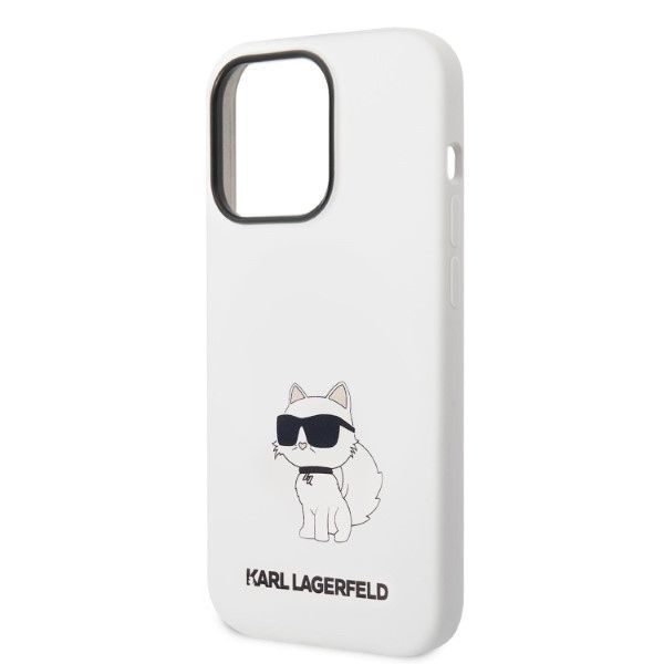 Etui Karl Lagerfeld Silicone Ikonik Choupette dla iPhone 14 Pro 6,1"