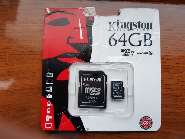 Продам карту памяти Kingston 64Gb