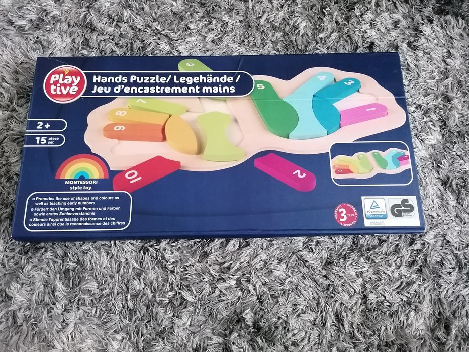 Playtive drewniana zabawka edukacyjna Montessori