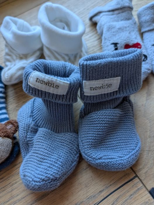 Chłopięce skarpetki KappAhl newbie F&F H&M dla niemowlaka