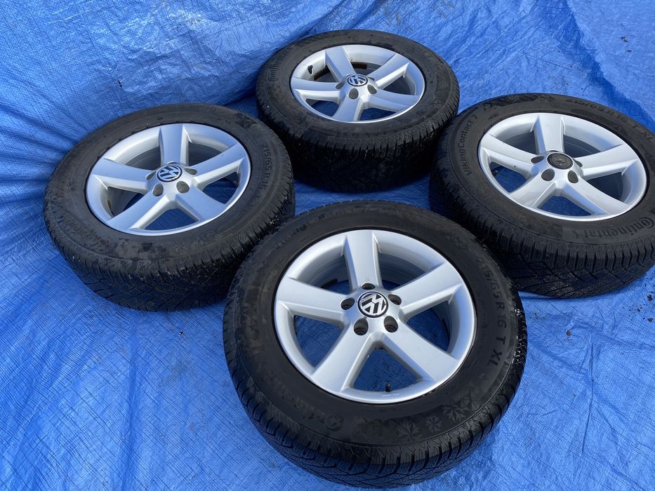 KOMPLET KÓŁ VW Tiguan Sharan 215/65 R16 ET 33 5x112 felgi aluminiowe