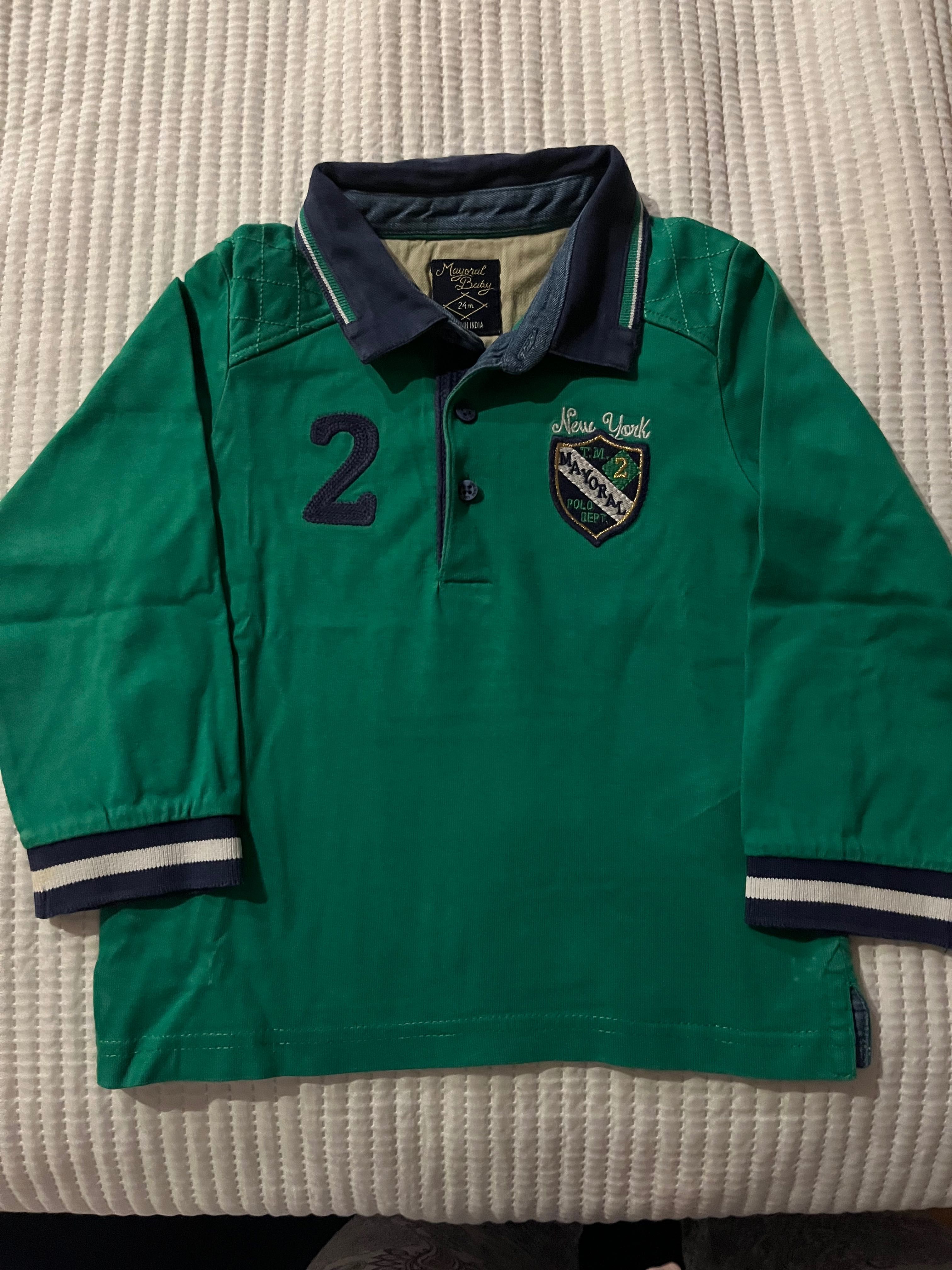 Polo Mayoral verde menino