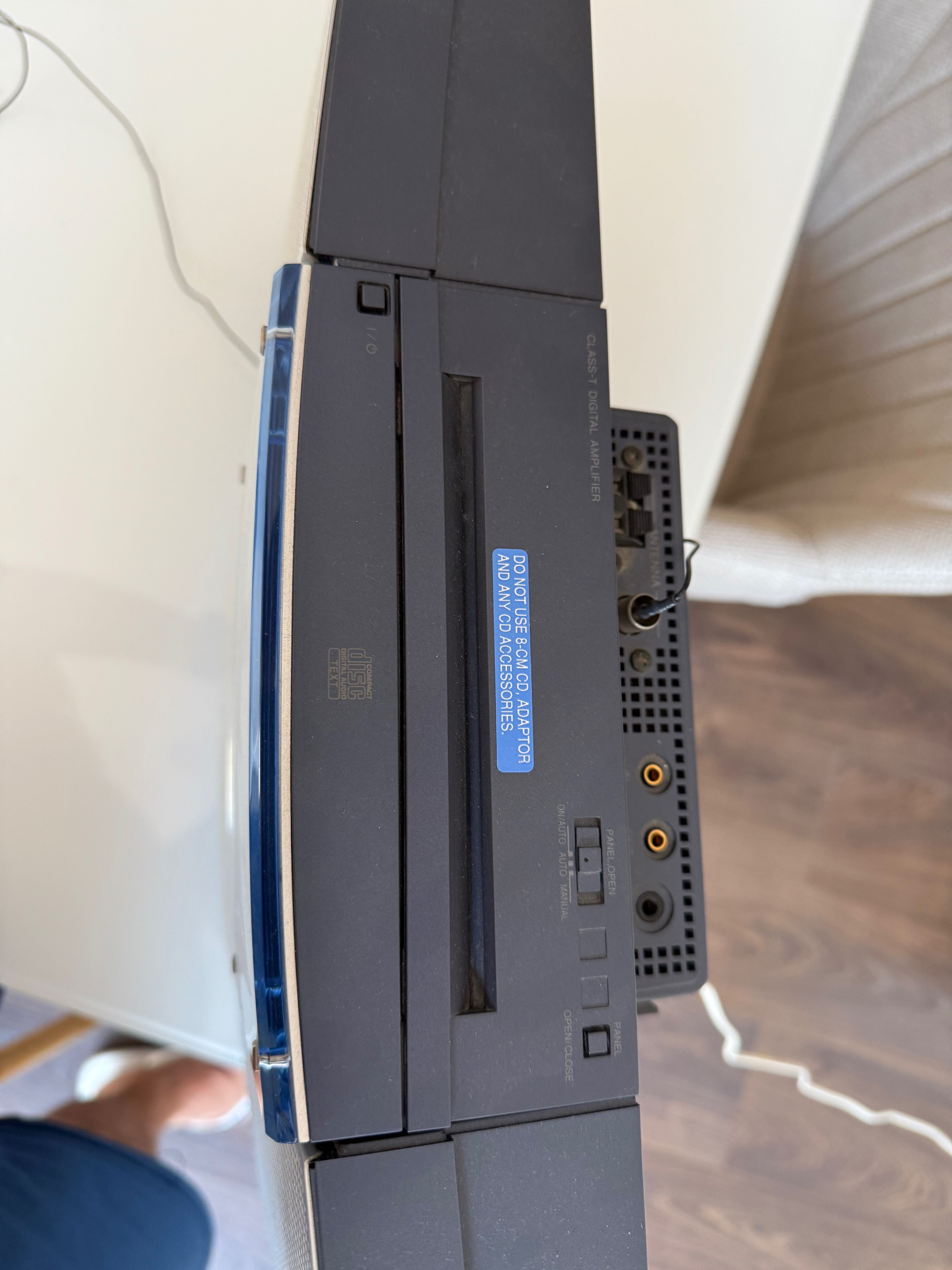 Aparelhagem de som mini Sony