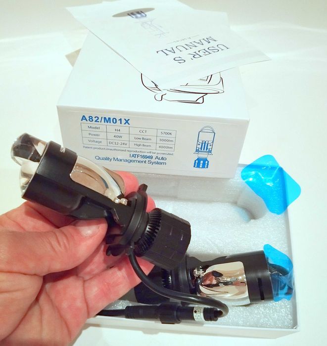 Фары волга 3110, москвич 2141,газель ,бычок с линзой Н4 супер свет