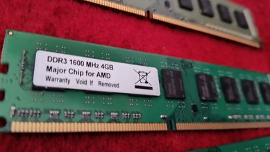 Pamięć Ram DDR 3 8GB 1600 Mhz Chip For AMD + 2 GB