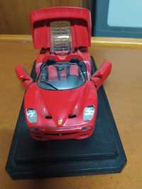 Miniatura automóvel colecionável, 20 cm, marca Burago Ferrari F50