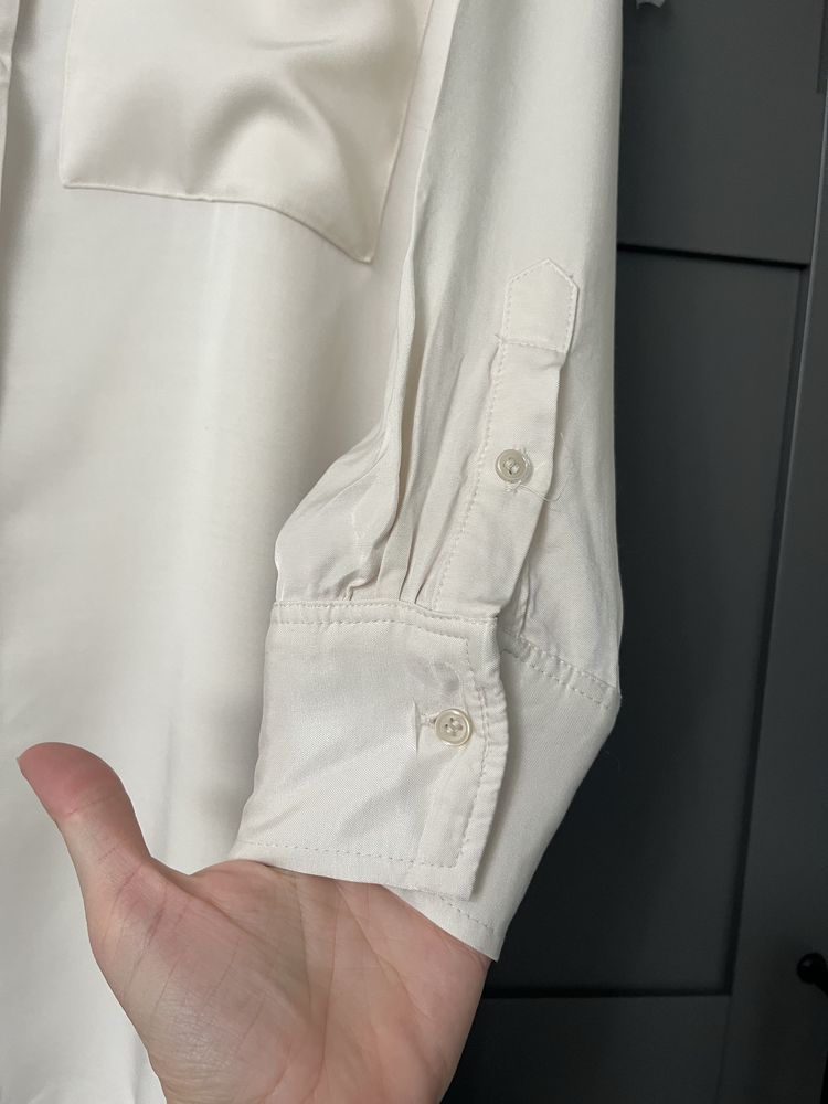 Koszula damska elegancka lato hm m dluga wiskoza