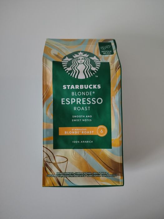 Starbucks Blonde Espresso kawa ziarnista 200g.