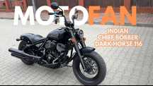Indian Chief INDIAN CHIEF BOBBER DARK HORSE ! 11.2023r Idealny Wydechy z klapami !