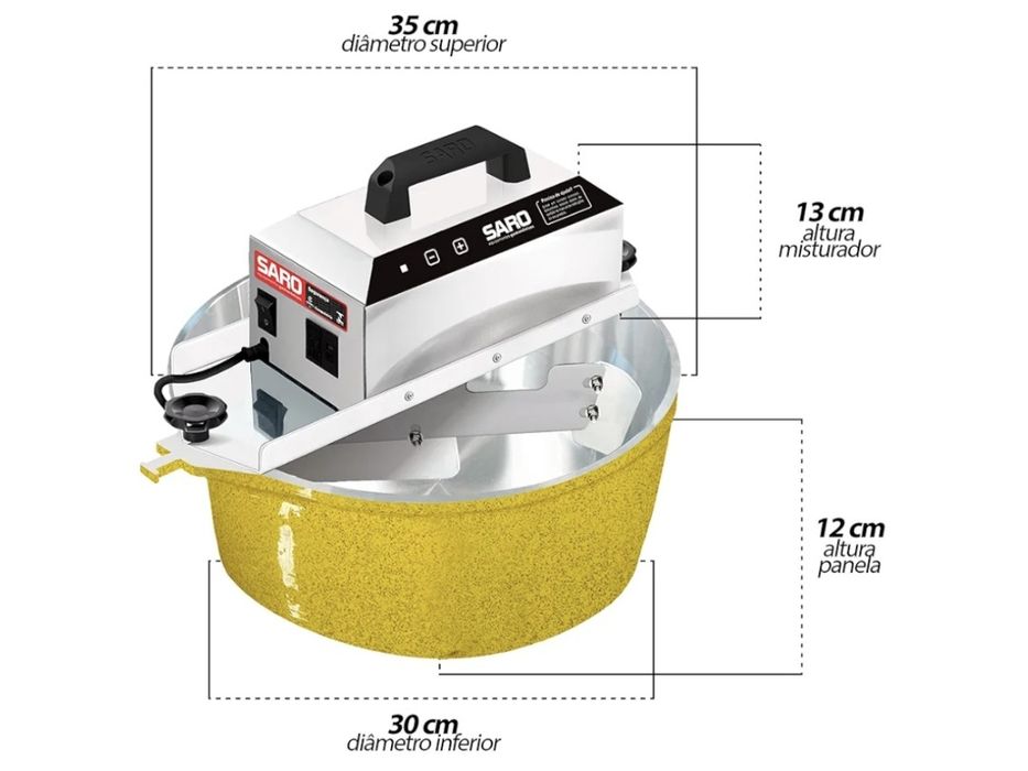 Panela Mexedora/Misturadora Doces: Brigadeiros