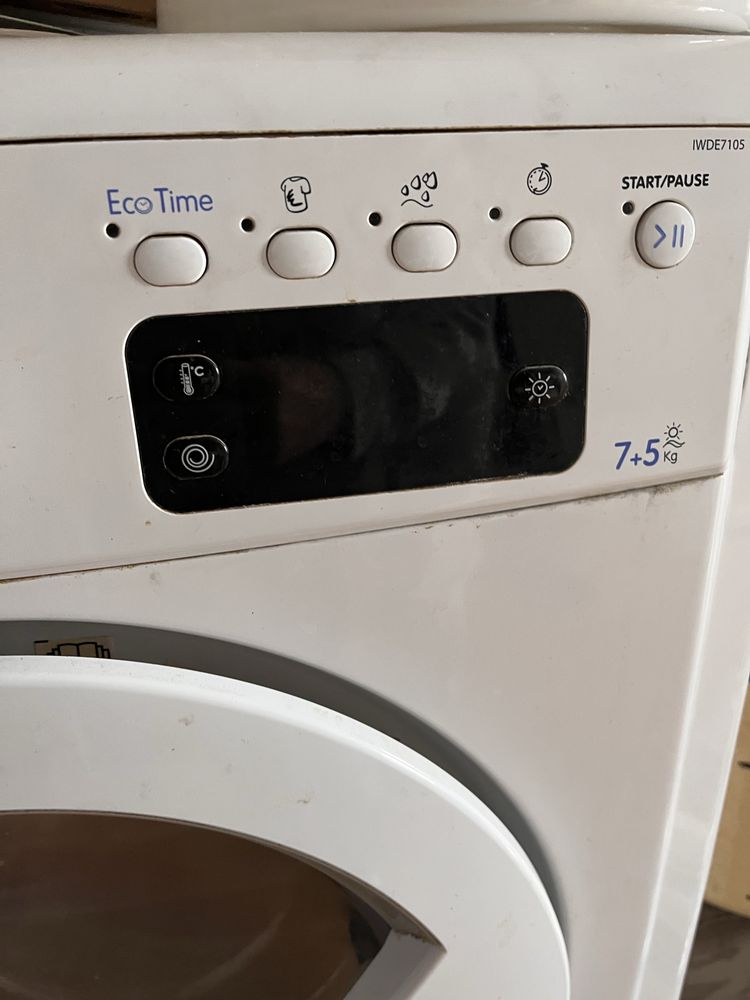 Pralko-suszarka indesit IWDC 71680- uszkodzona
