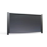 Przęsło ŻALUZJA ŻALUZJOWE bez prześwitu ogrodzenie PALISADA