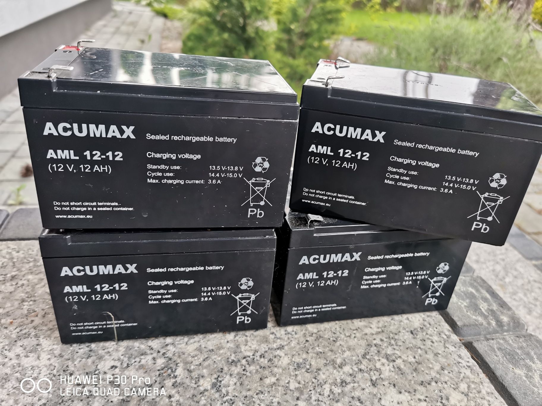 Akumulatory żelowe Acumax AML 12-12