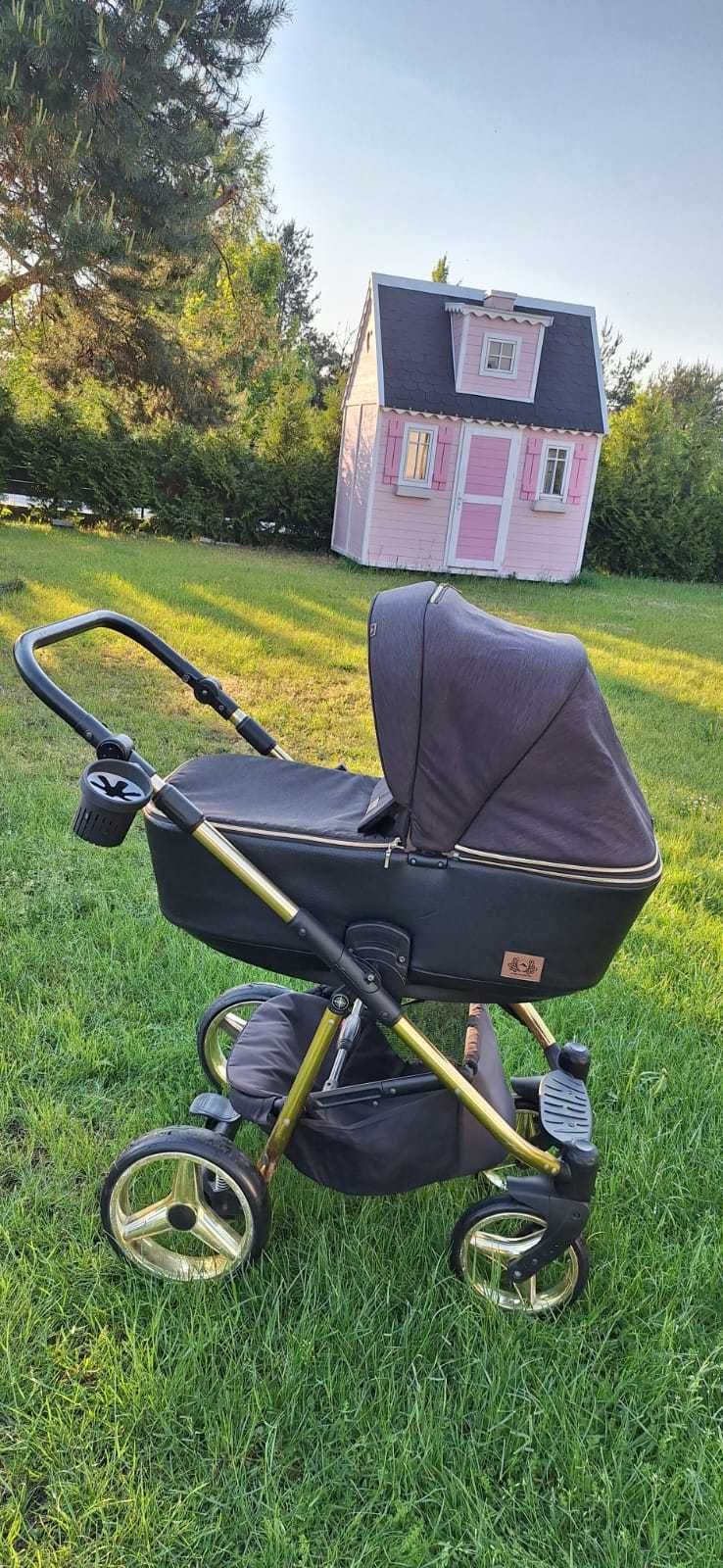 Wózek Acamex reggio specjal edition 2w1 złoto czarny