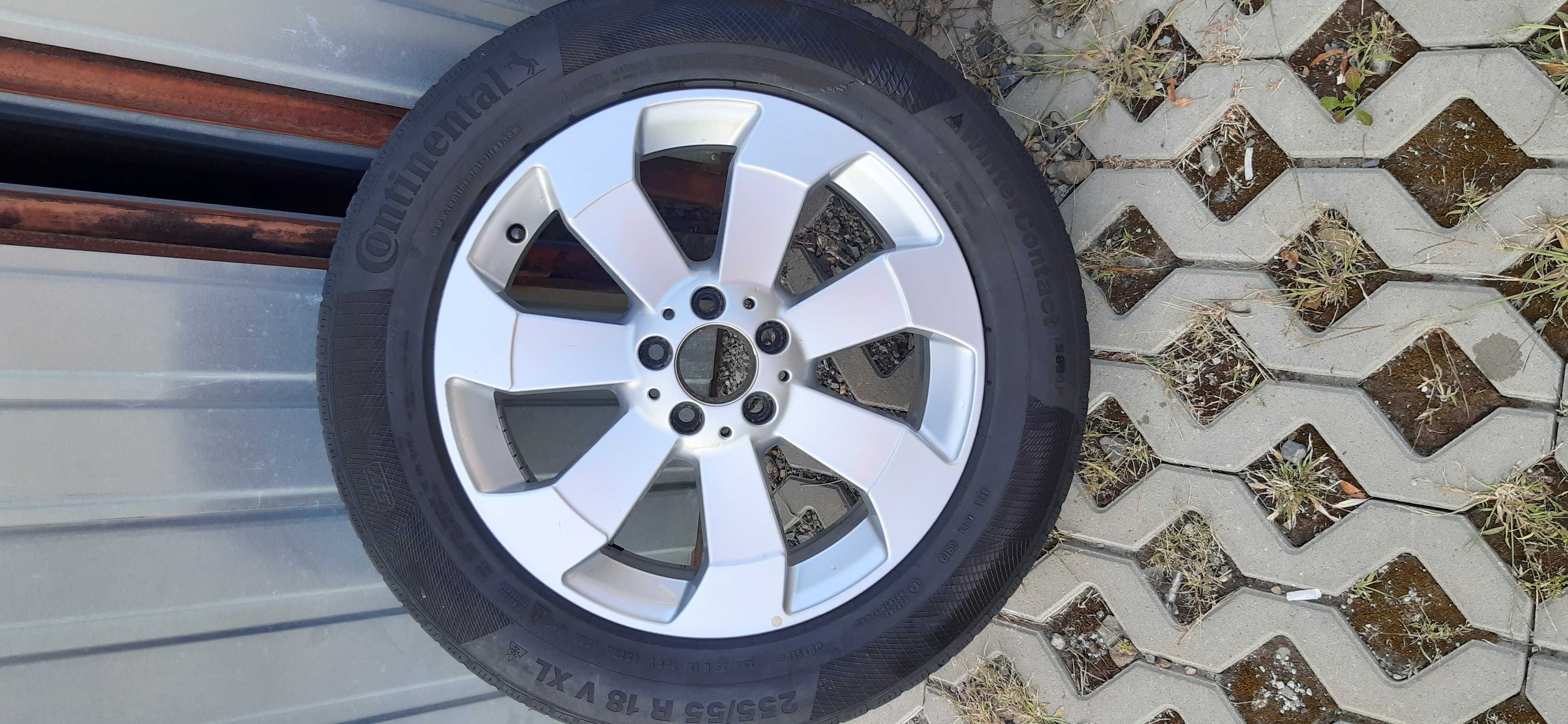 Felgi/kola BORBET 18" 4szt, 5x112 , opona 255/55R18 zima