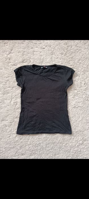 Czarna koszulka krótki rękaw New Yorker