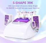 Kawitacja 30 kHz, Lipolaser, 6w1 Modelowanie sylwetki i lifting twarzy