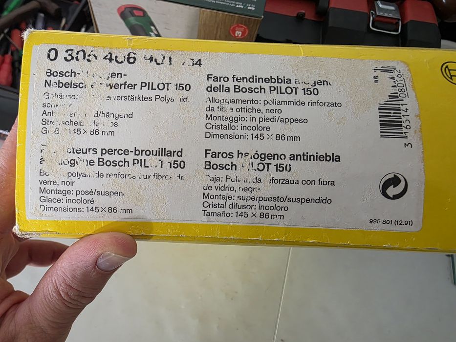 Faróis Bosch Cibié Pilot nevoeiro