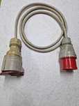 Kabel siłowy 2,1 mb, przedłużacz 380V 5x2,5mm2, wtyk16A, gniazdo5x32A_