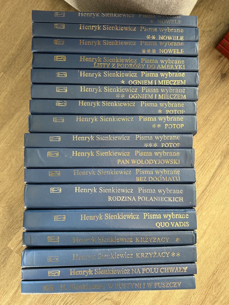 Henryk Sienkiewicz Pisma Wybrane komplet 1978