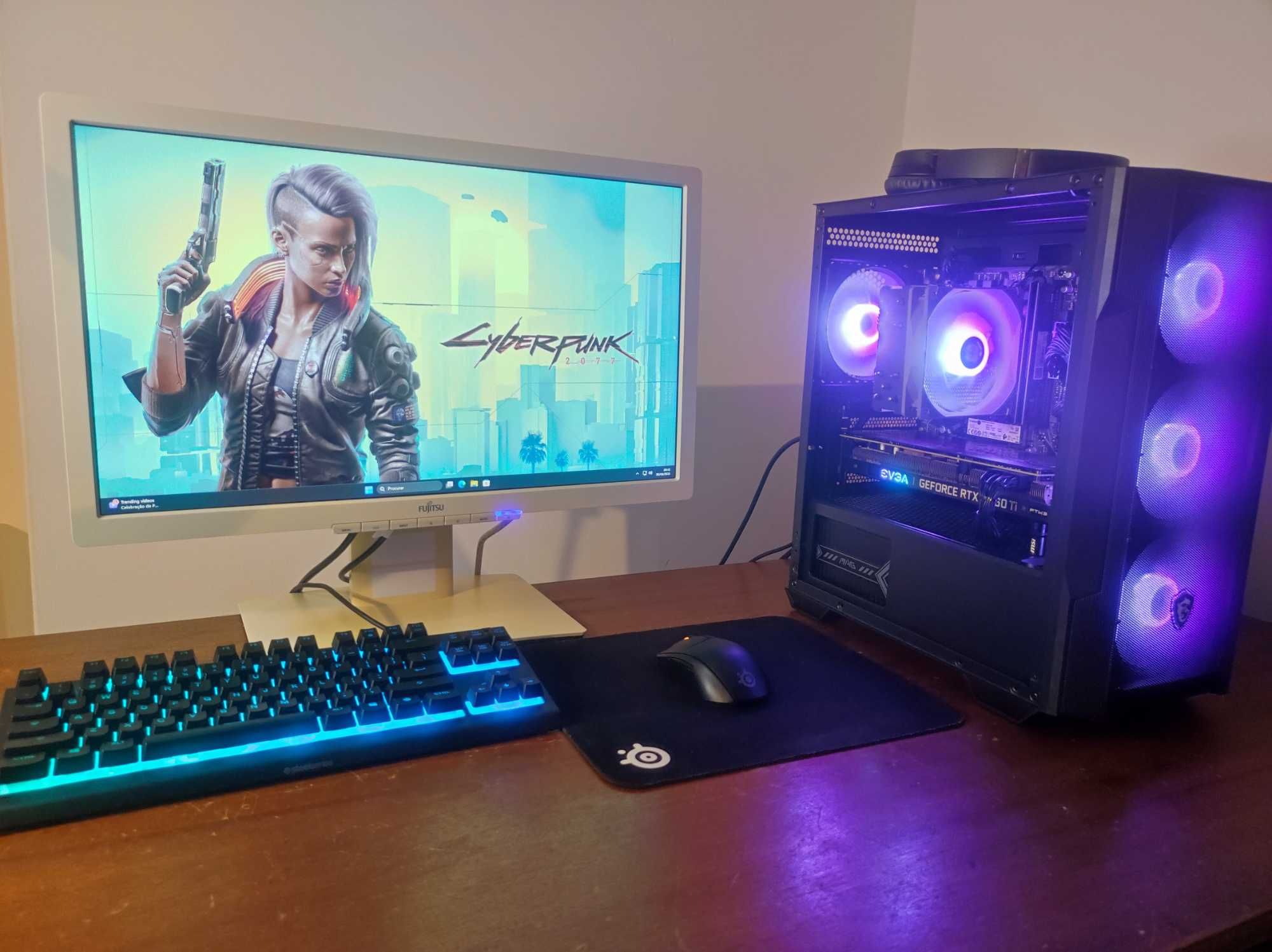PC Gaming Ryzen 5500 4.2GHz / RTX 3060 Ti / 16GB 3200 / RGB / 1TB NVMe