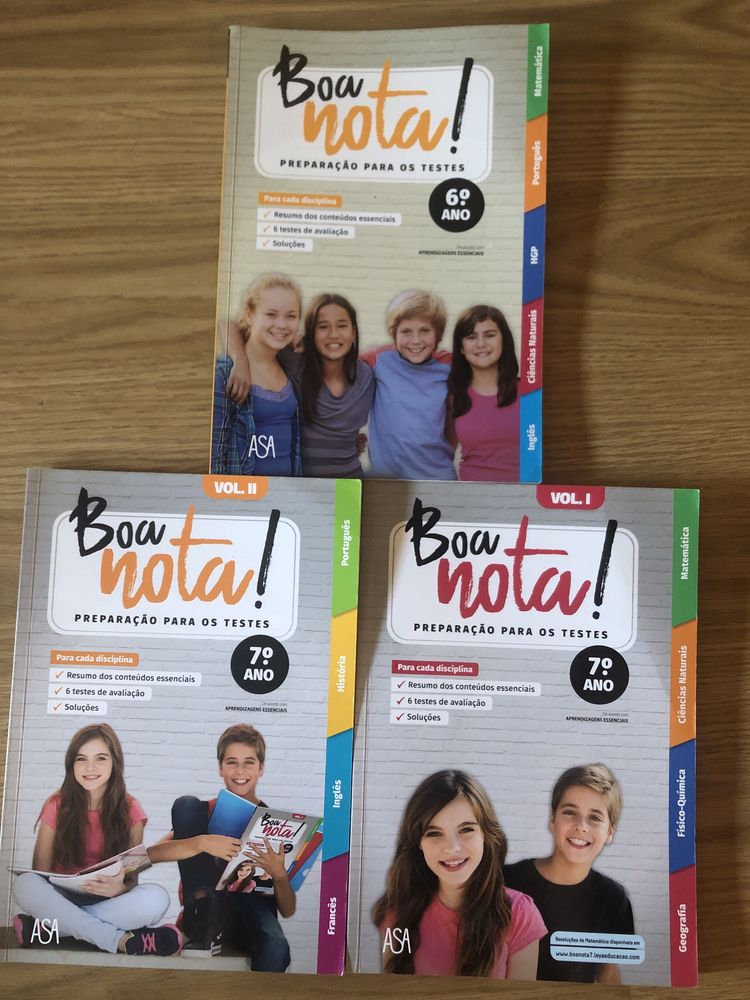 Livros de preparação para os testes