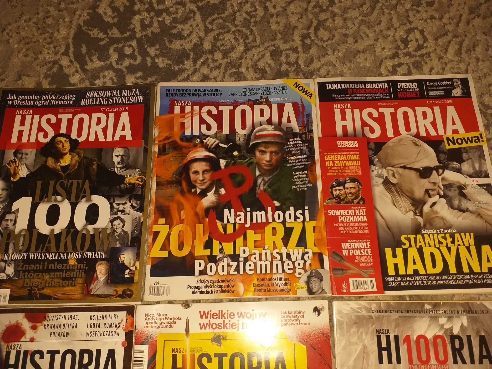 Nasza HISTORIA - 6 egz., 2016, 2017, 2018, 2019, 2020