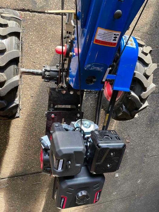 мотоблок гибрид двигатель 15 лс vitals с активной фрезой