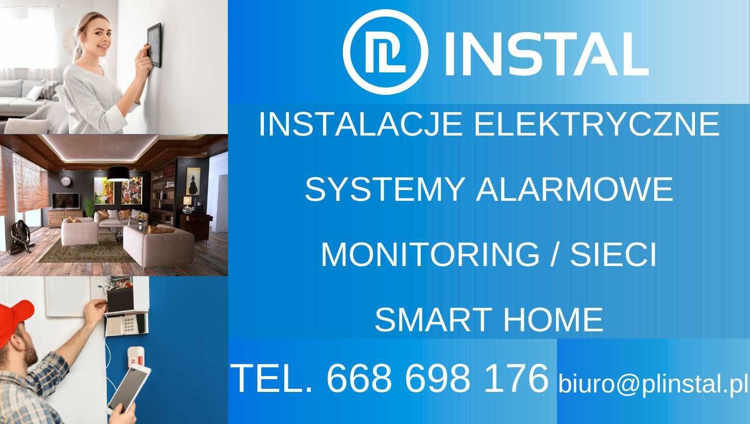 Instalacje elektryczne, monitoring, alarmy, sieci, Smart Home