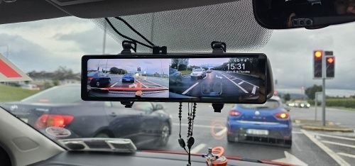 12* 4K зеркало відеореєстратор android зеркало видеорегистратор WiFi