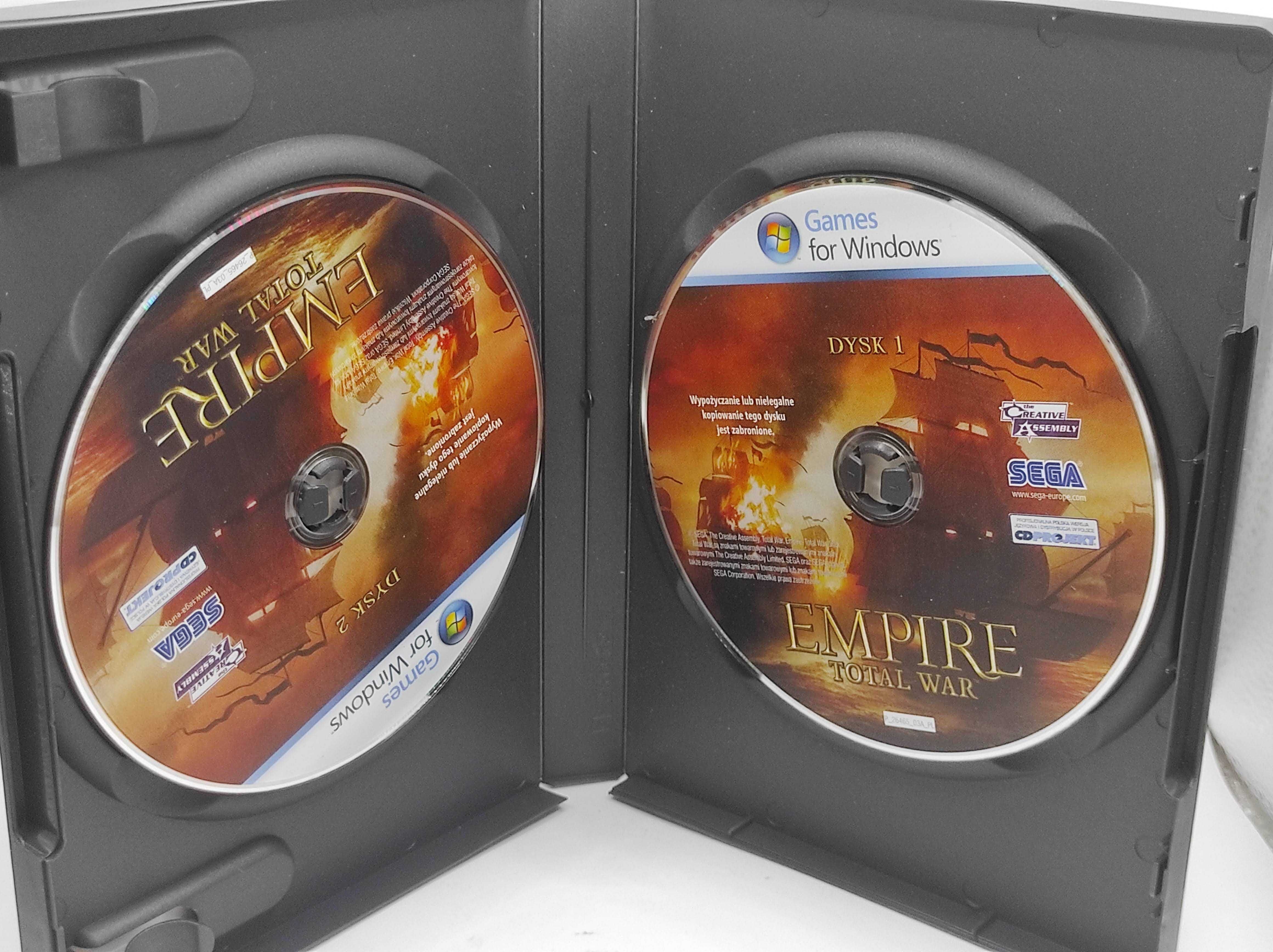 Gra PC Empire Total War pudełko DVD