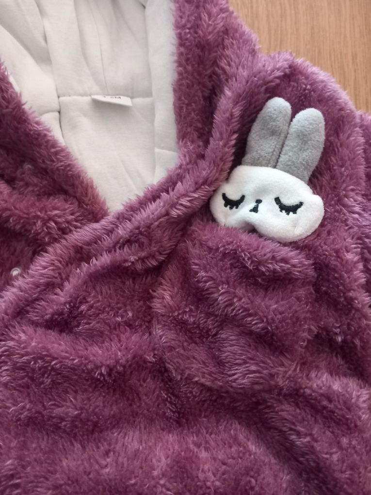 Macacão de inverno menina bebé