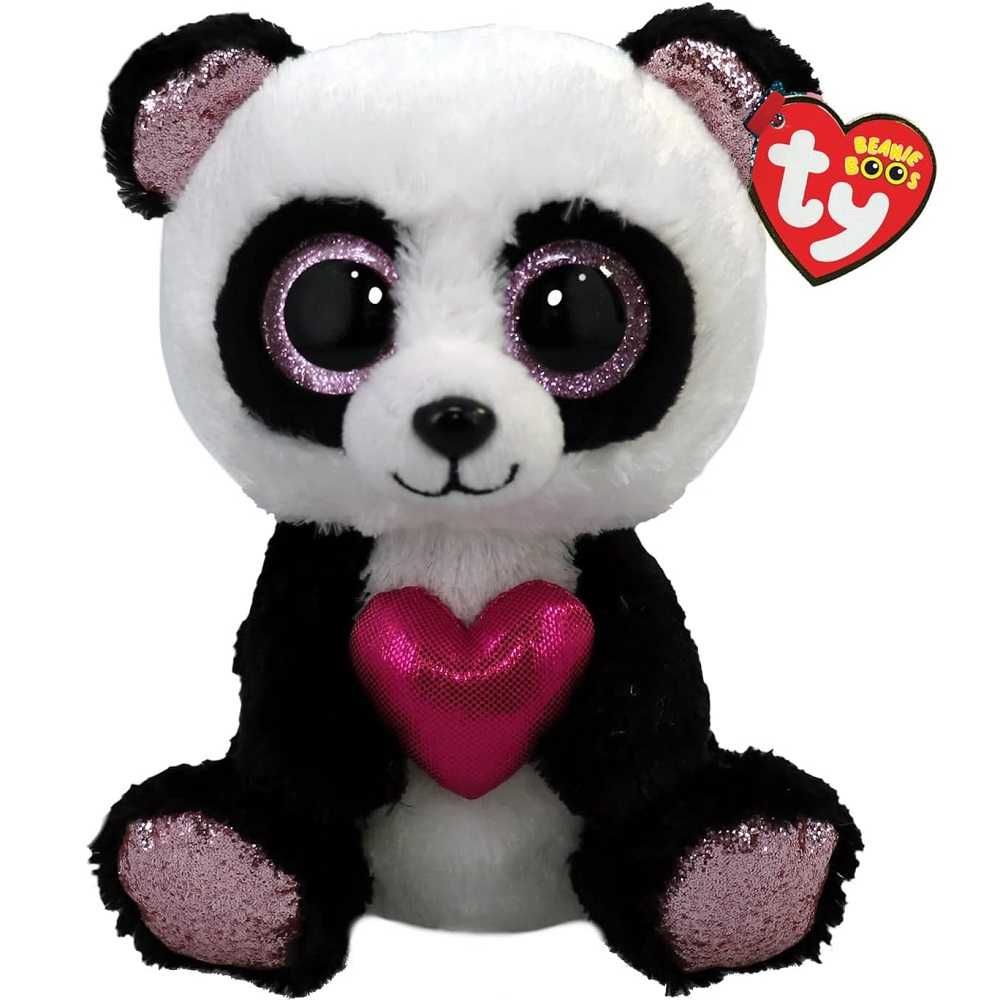 Pluszak Ty beanie Boos Panda z sercem Esme 14 cm