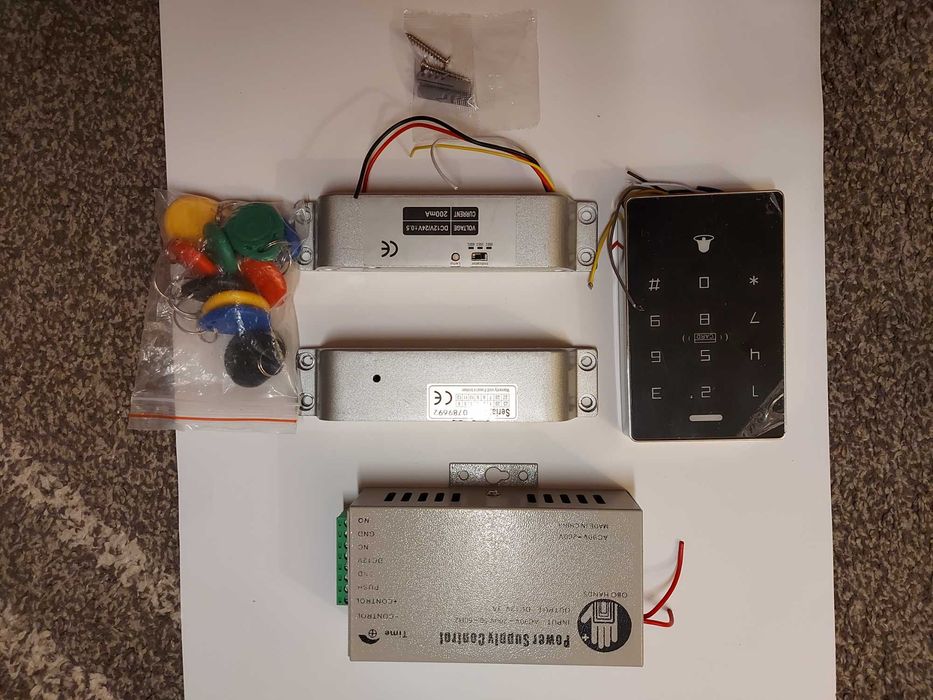 NOWY Zestaw Magnetyczny zamek do drzwi