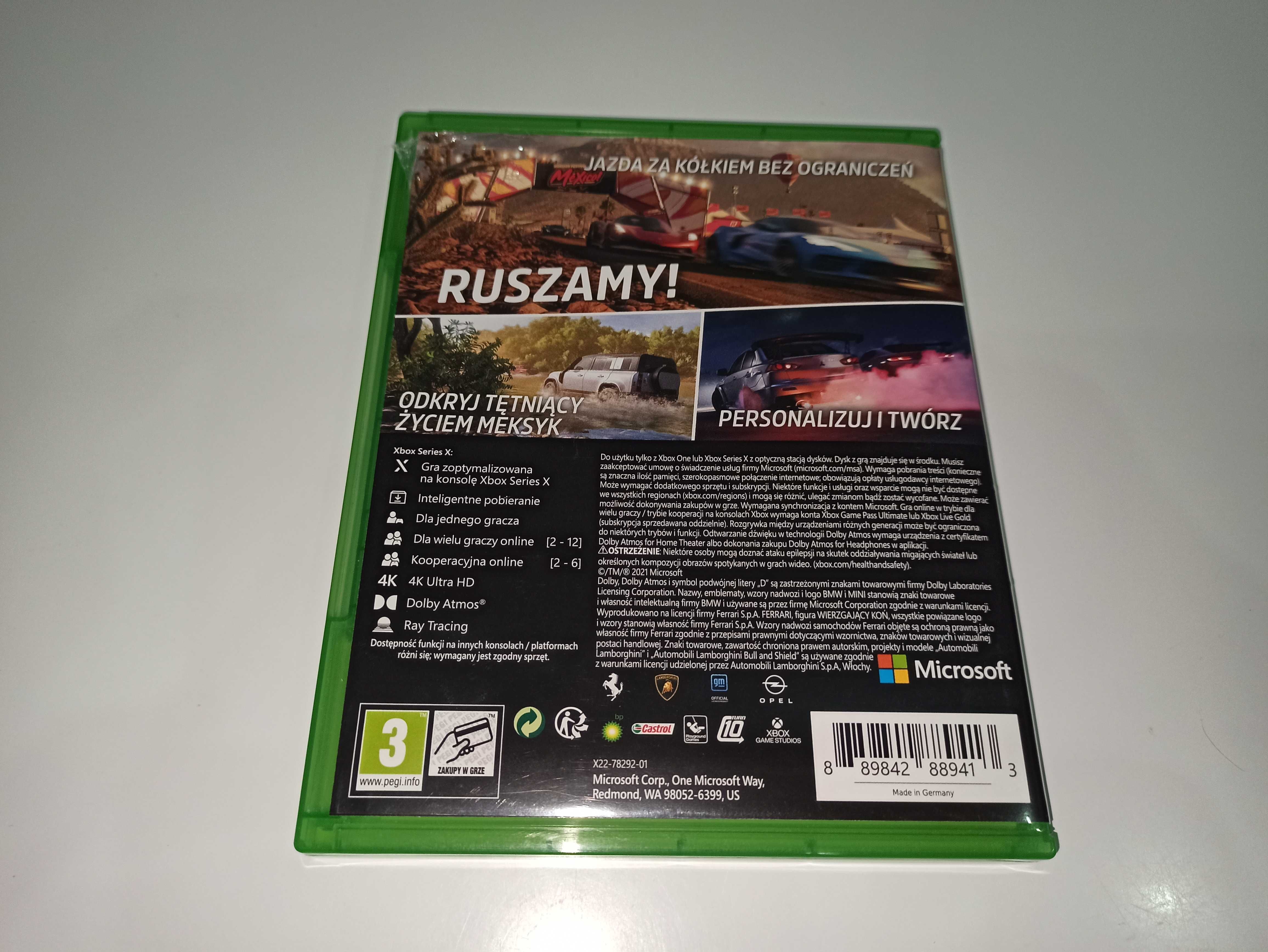 xbox one FORZA HORIZON 5 PL gra po polska, polska okładka