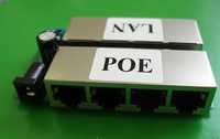 Інжектор PoE 4 портовий LAN Port Passive 10/100BASE-TX
