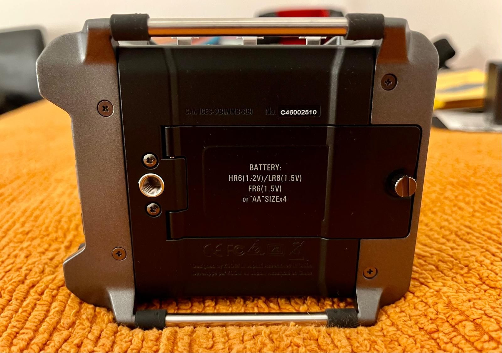 Pack ZOOM F6: gravador digital multitrack+2 opções alimentação+bolsa