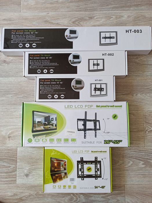 Крепление кронштейн крепёж для телевизора 14"- 80" есть САМОВЫВОЗ