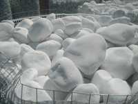 Otoczak Thassos śnieżno biały grecki kamień White Angel Thasos grys