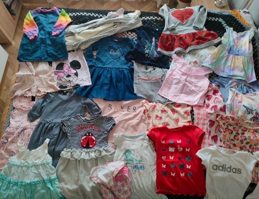 Paka ciuszków dla dziewczynki 110/116