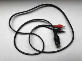 Kabel przewód 2x cinch/wtyk 5 pin długość ok. 1,10m