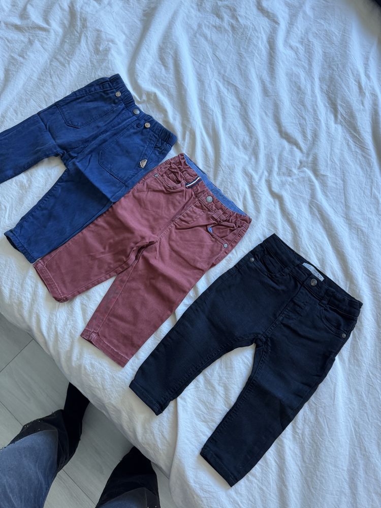 3 pary jeansów zara 80