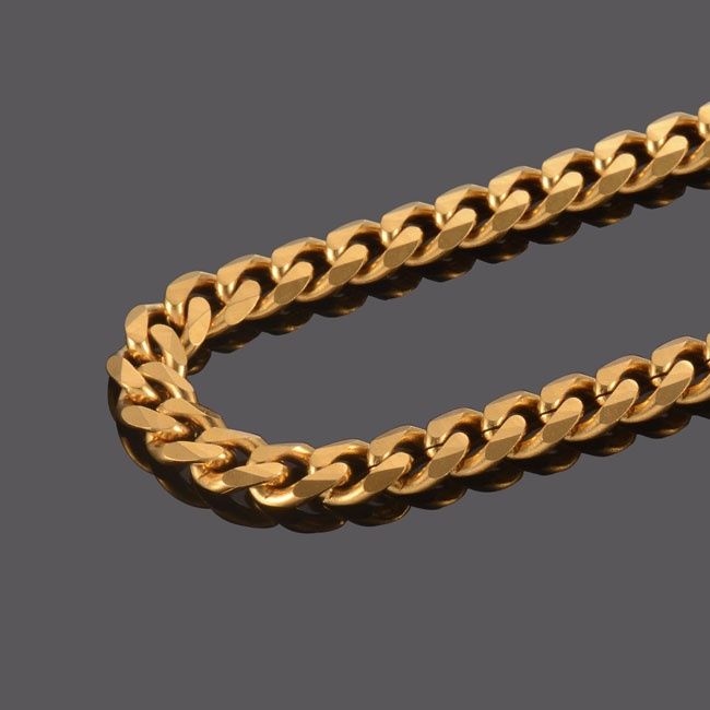 Łańcuszek złoty 8mm 51cm